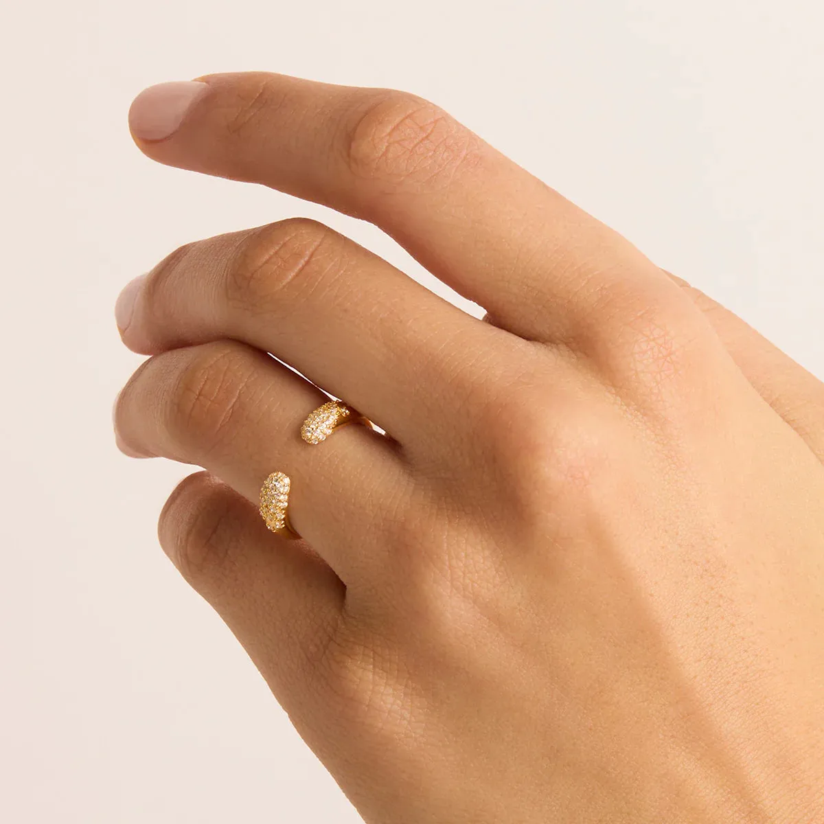 CONNECT DEEPLY RING | Gold