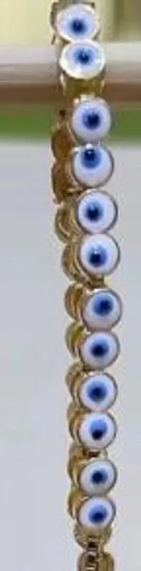 Cross-border New Arrival Colorful Oil Necklace Adjustable Bracelet Female Eyes Rainbow Color Retractable Bracelet Spot One Piece Dropshipping