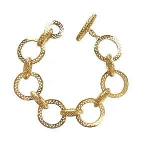 Crownwork link bracelet