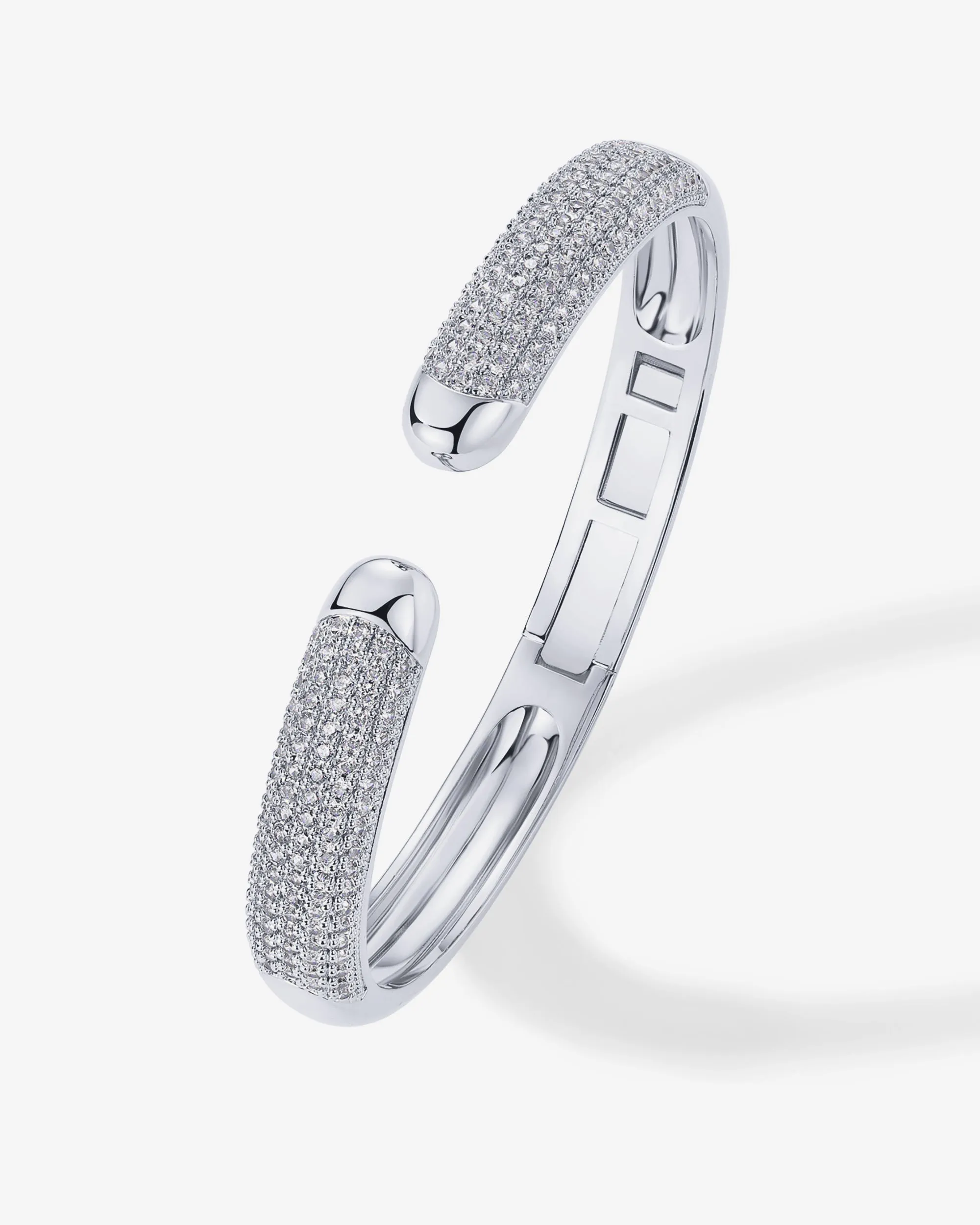Cubic Zirconia Pave Bangle