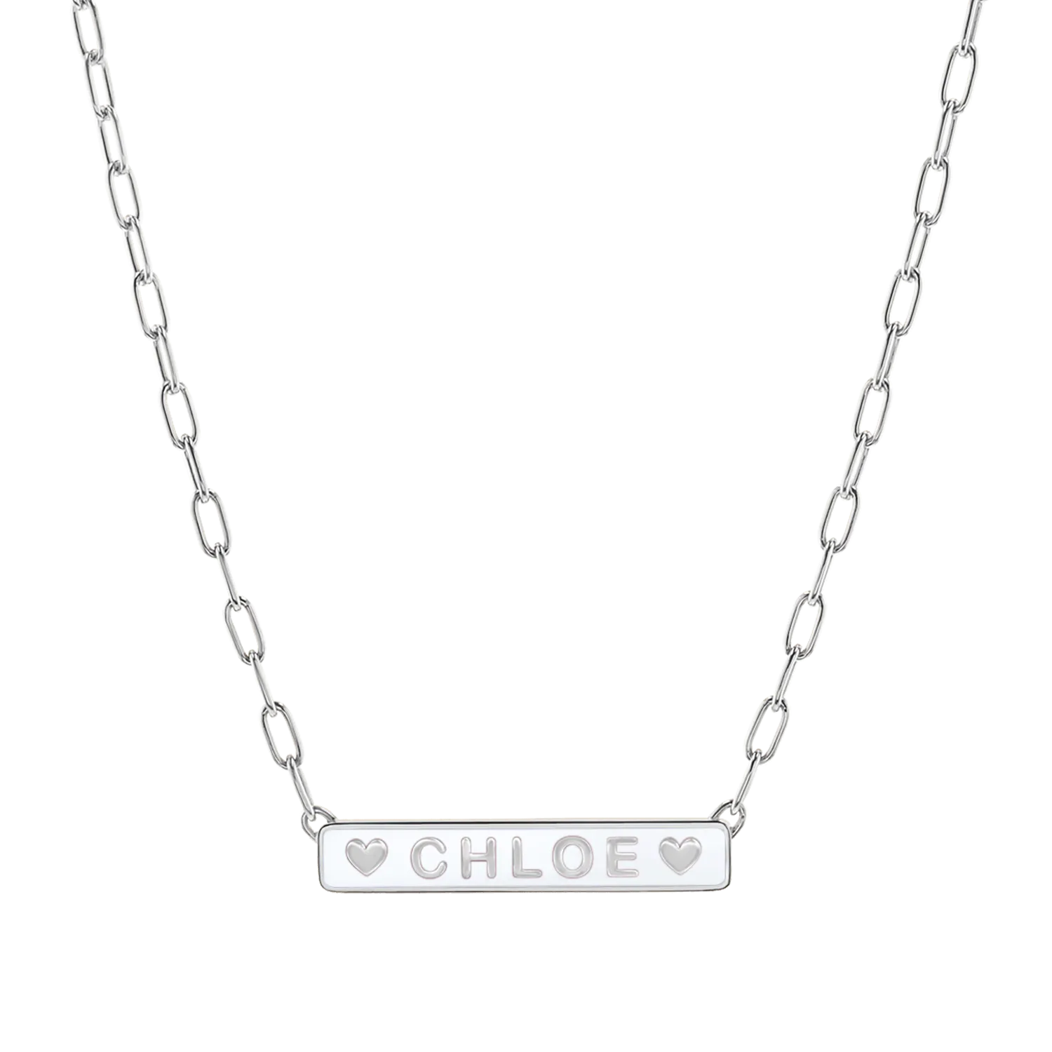 Custom Enamel ID Necklace
