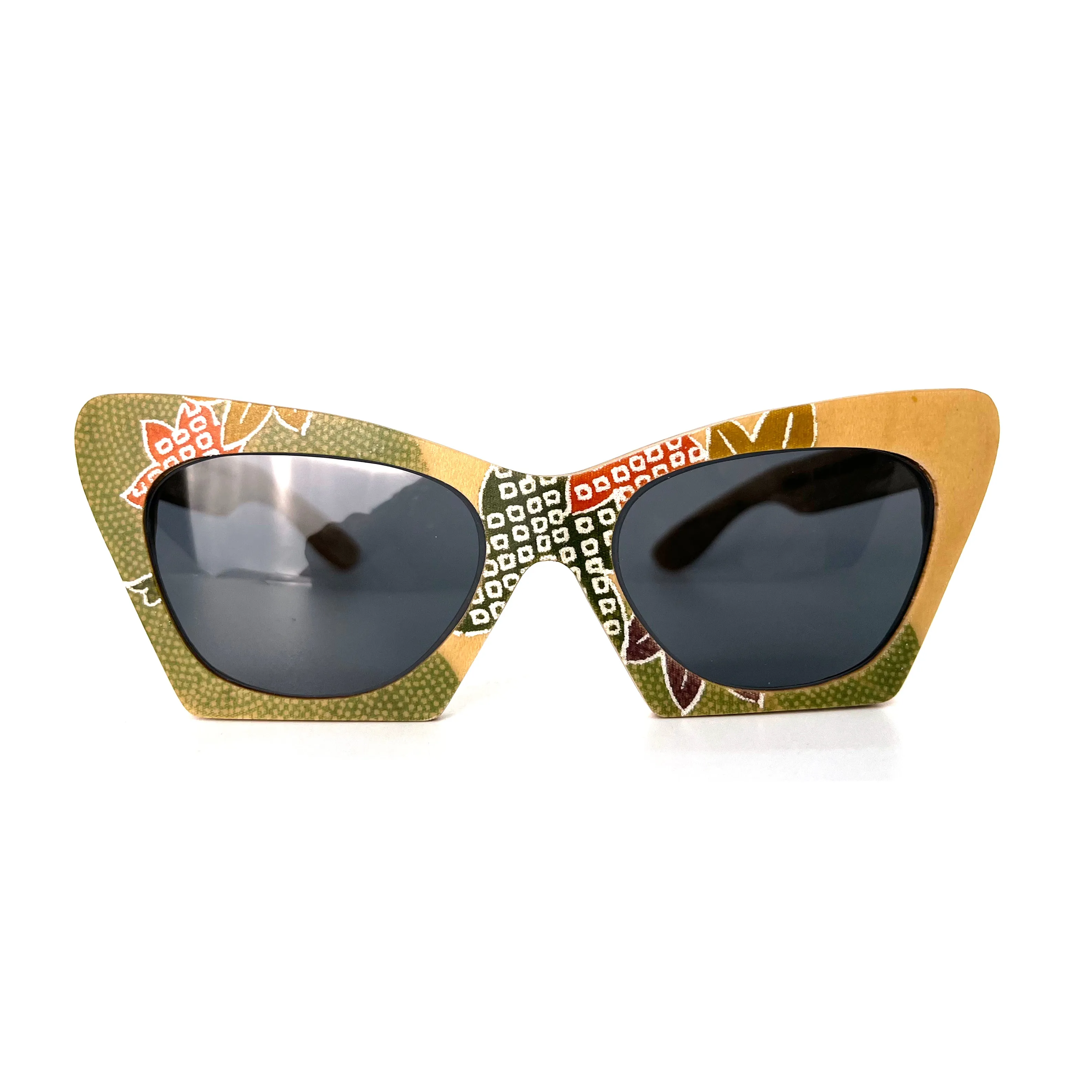 custom multicolor painting wood glasses