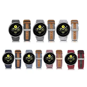 Denim & Leather Watch Straps Compatible with the Olympic 22mm Range