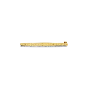 Diamond & Pyramid Design Bangle Bracelet