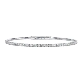 Diamond Bangle - Round Natural Diamond Bracelet
