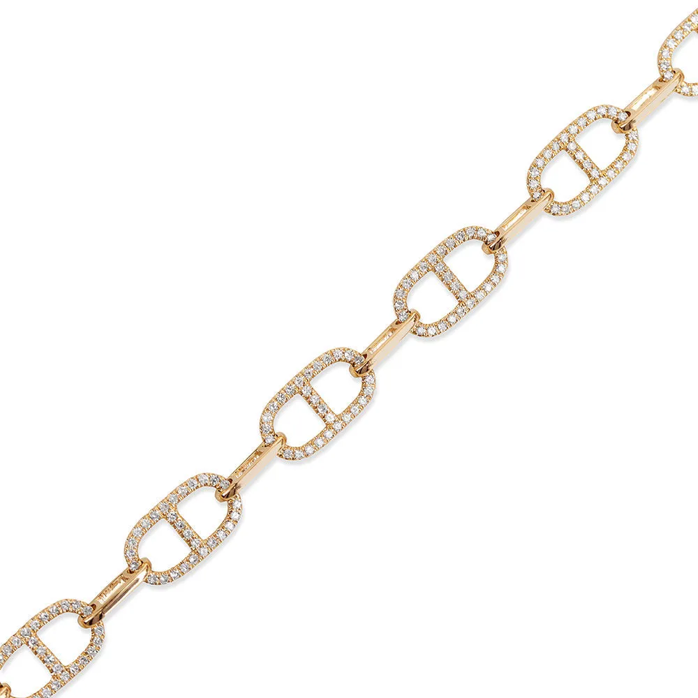 DIAMOND MARINER LINK BRACELET