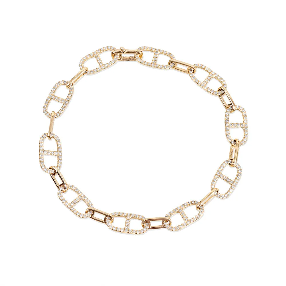 DIAMOND MARINER LINK BRACELET