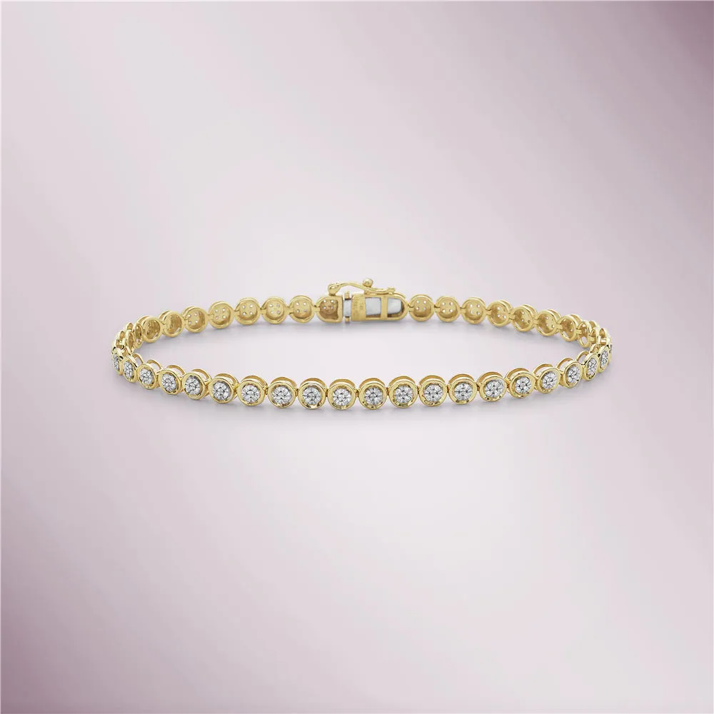 Diamond Micro-Pavé Tennis Bracelet (0.50 ct.) in 14K Gold
