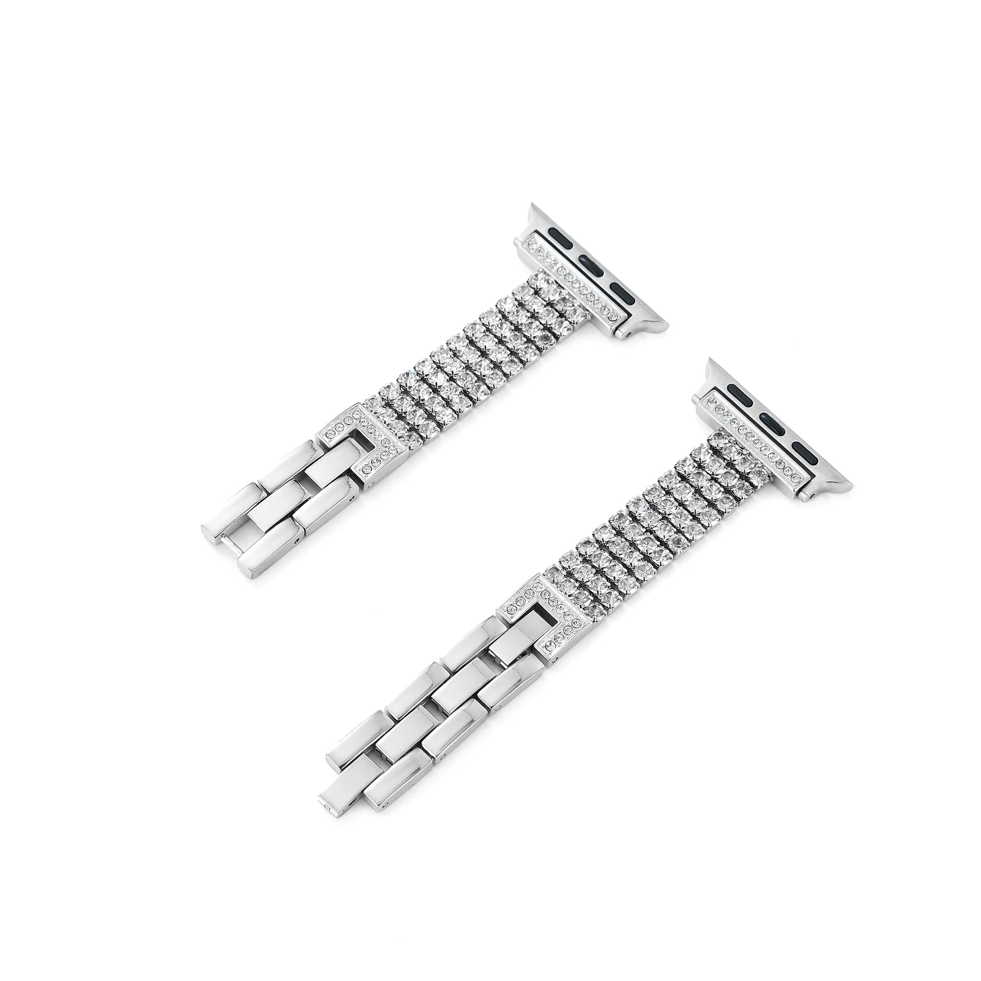 Diamond Studded Watch Bracelet