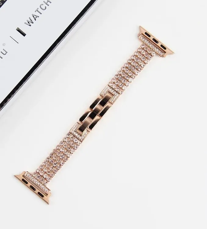 Diamond Studded Watch Bracelet