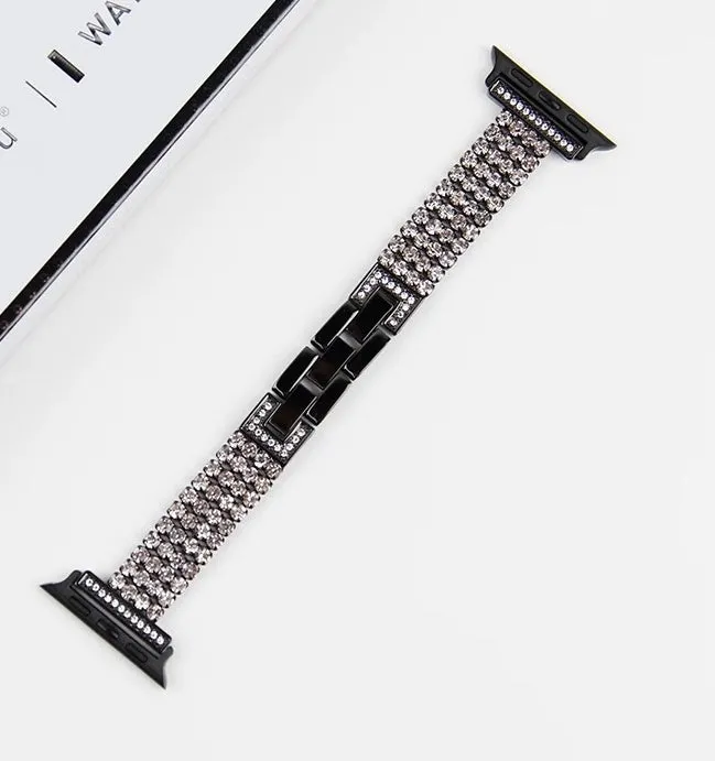 Diamond Studded Watch Bracelet