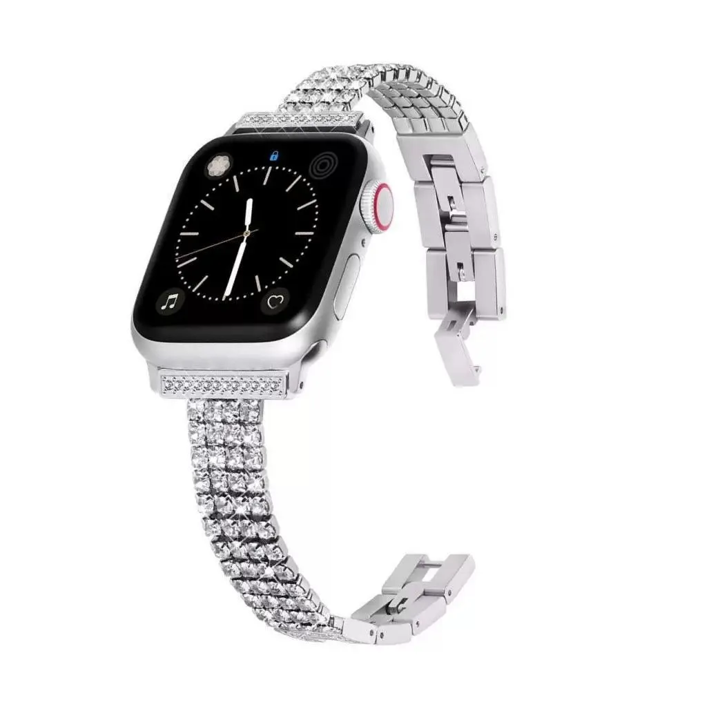 Diamond Studded Watch Bracelet