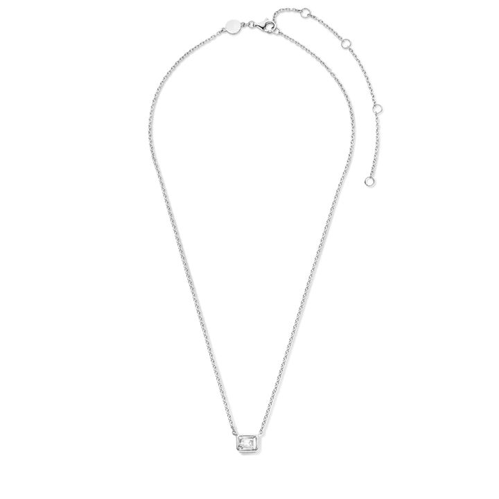 Emerald Cut CZ Necklace