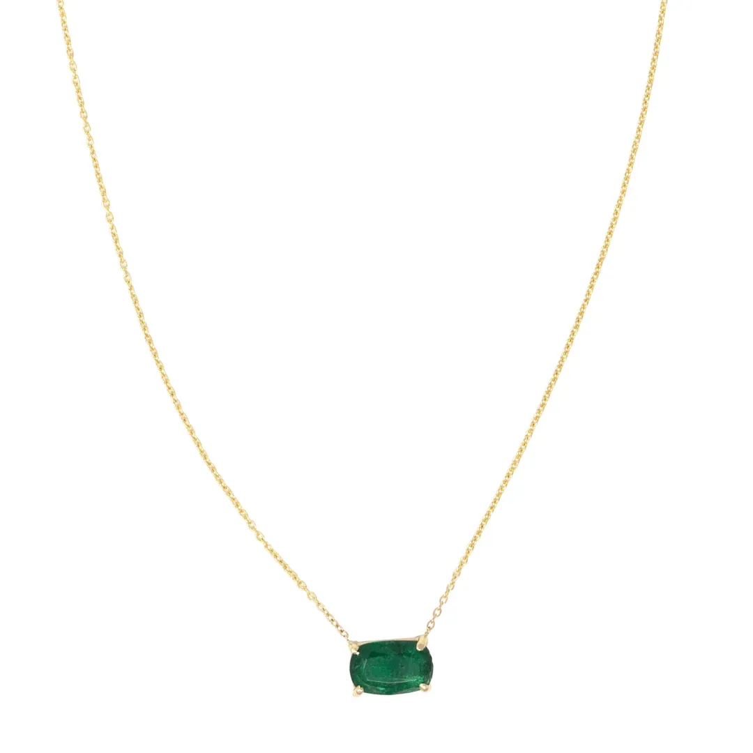 Enchanted Essence Emerald Necklace