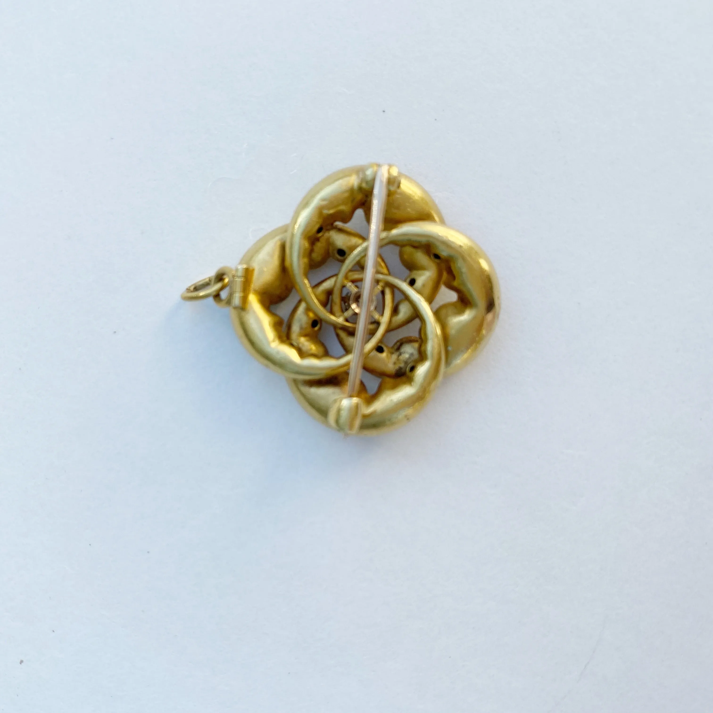 Estate Collection - Antique Victorian Diamond Knot Brooch