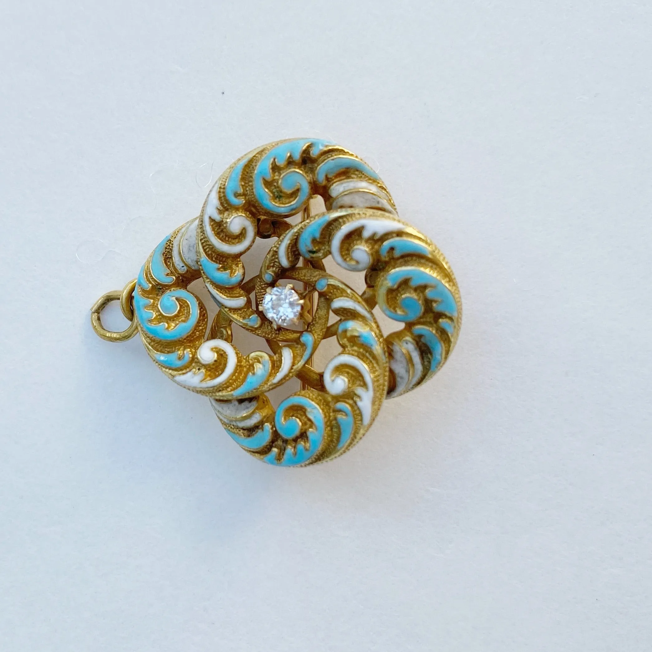 Estate Collection - Antique Victorian Diamond Knot Brooch