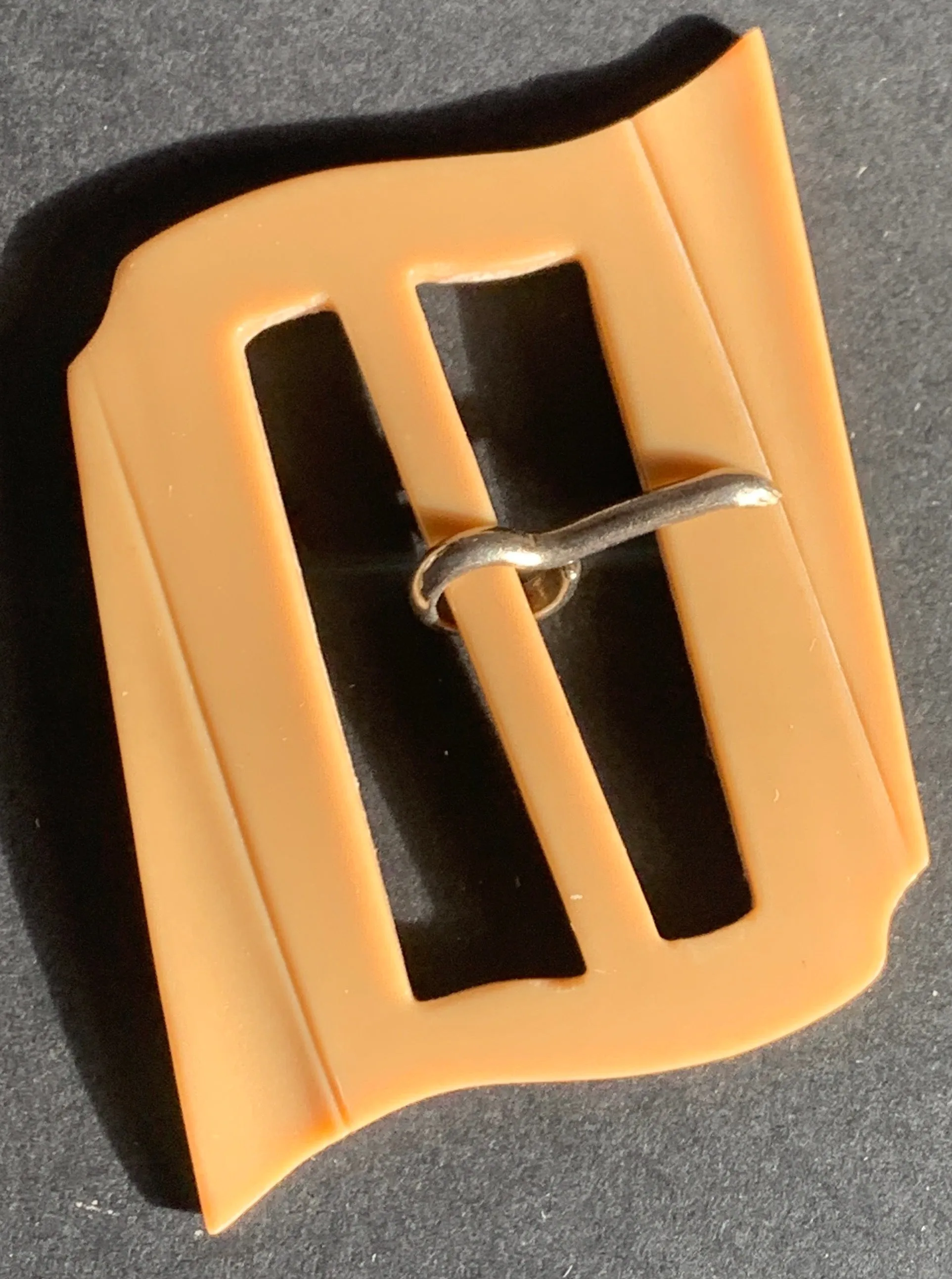 Exciting Coffee Brown French Deco Belt Buckle