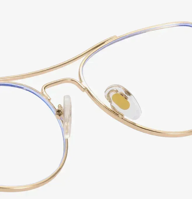 Fashion Cat Eye Plain Glasses Women's Anti-blue Light
