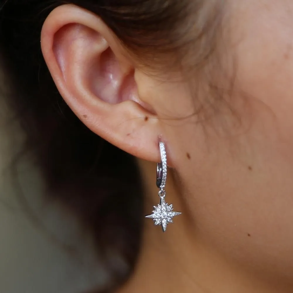 Fashion North Star Earrings Charm Jewelry
