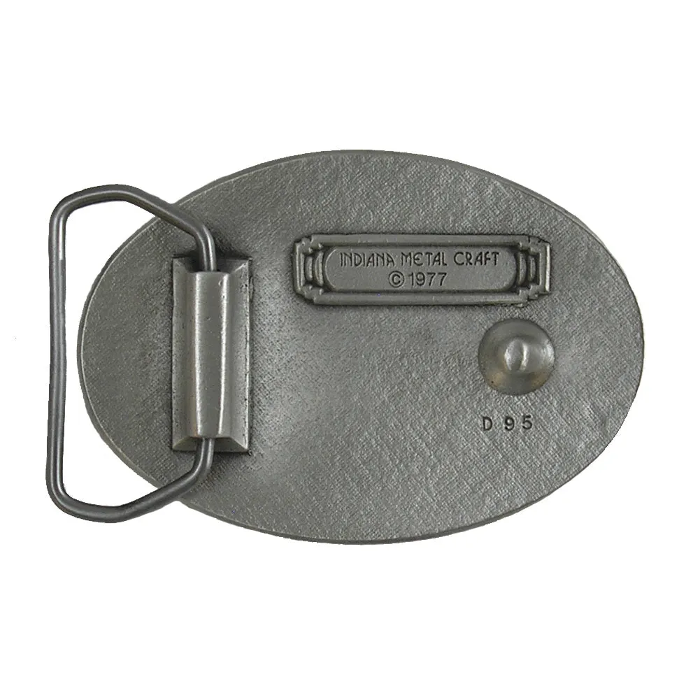 Forest Lake Sunrise Pewter Belt Buckle