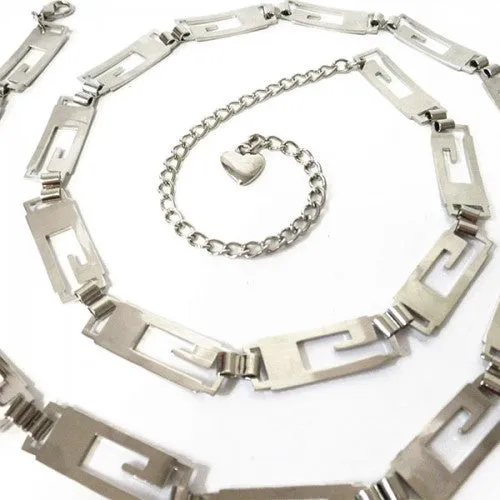 GAIL - Women's Silver Chain Belt - CLEARANCE