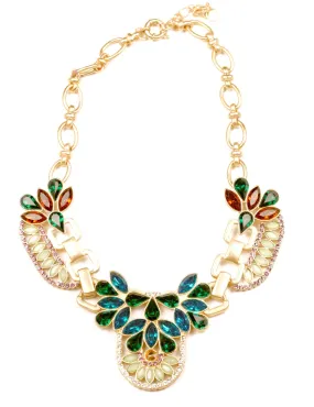 Gem Feathered Necklace
