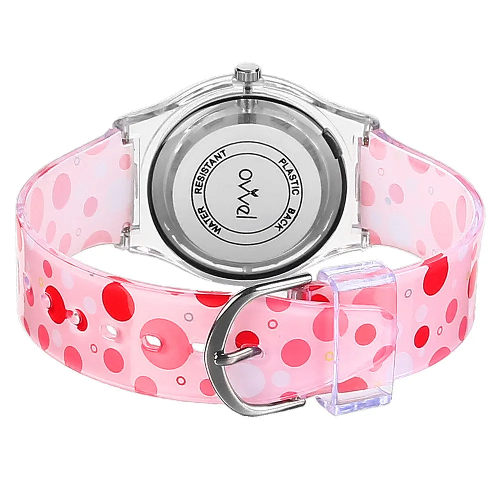 Girls Teens Polka Dot Analog Watch