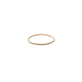 Gold Filled Dainty Twist Stacker Ring