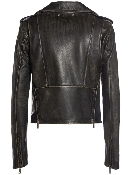 Golden Goose   Golden Chiodo bull leather jacket 