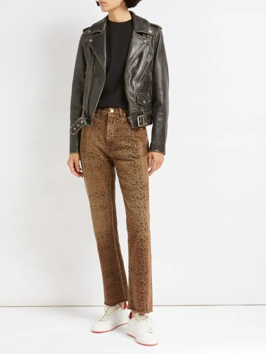 Golden Goose   Golden Chiodo bull leather jacket 