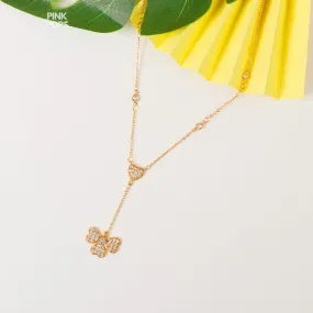 Golden Heart Faux Stone Pendant