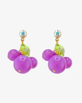 GRAPE CRUSH EARRINGS