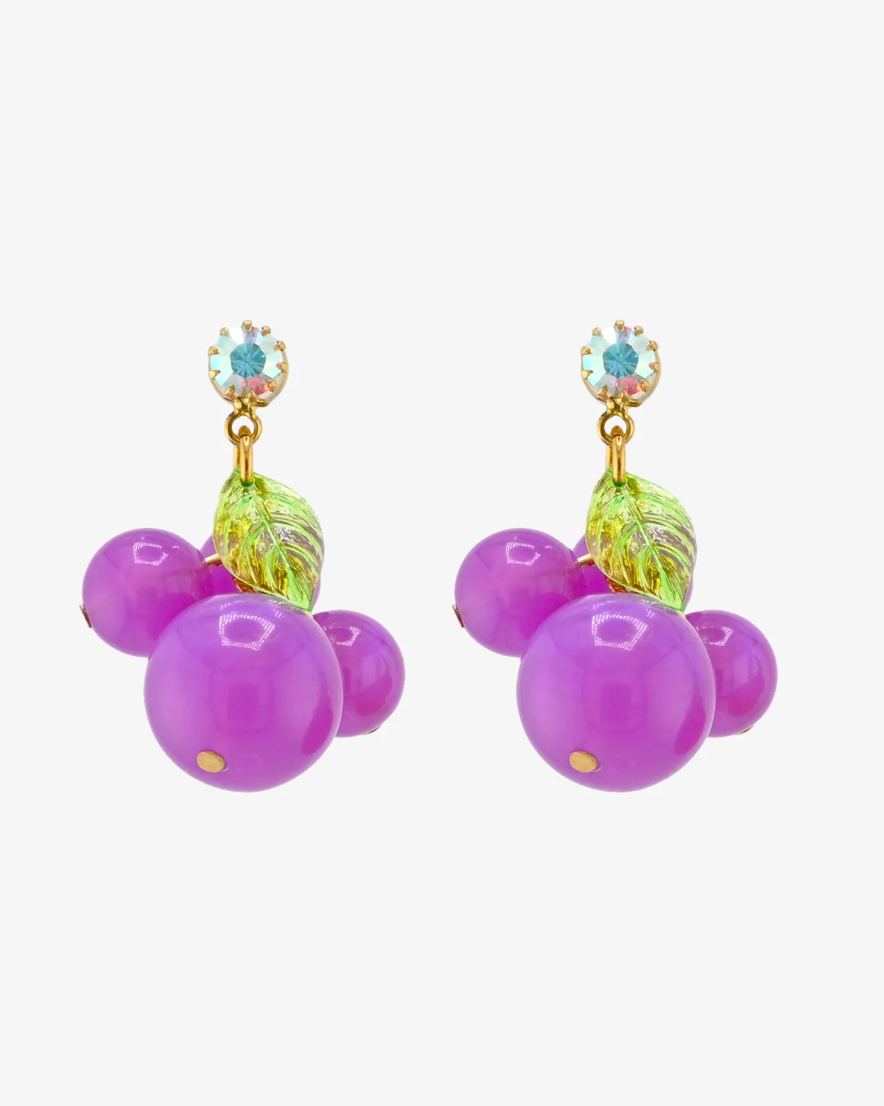 GRAPE CRUSH EARRINGS