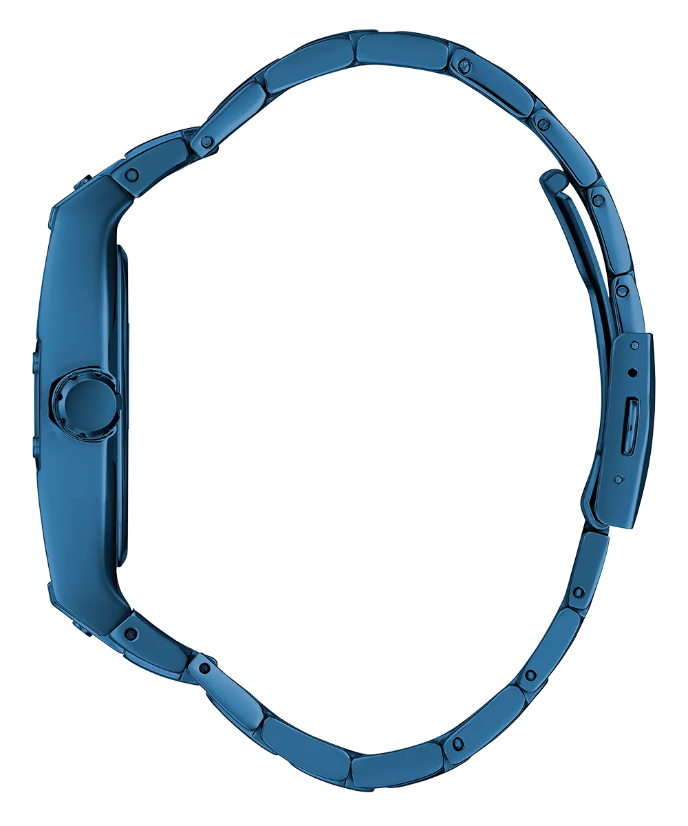GUESS Mens Blue Analog Watch