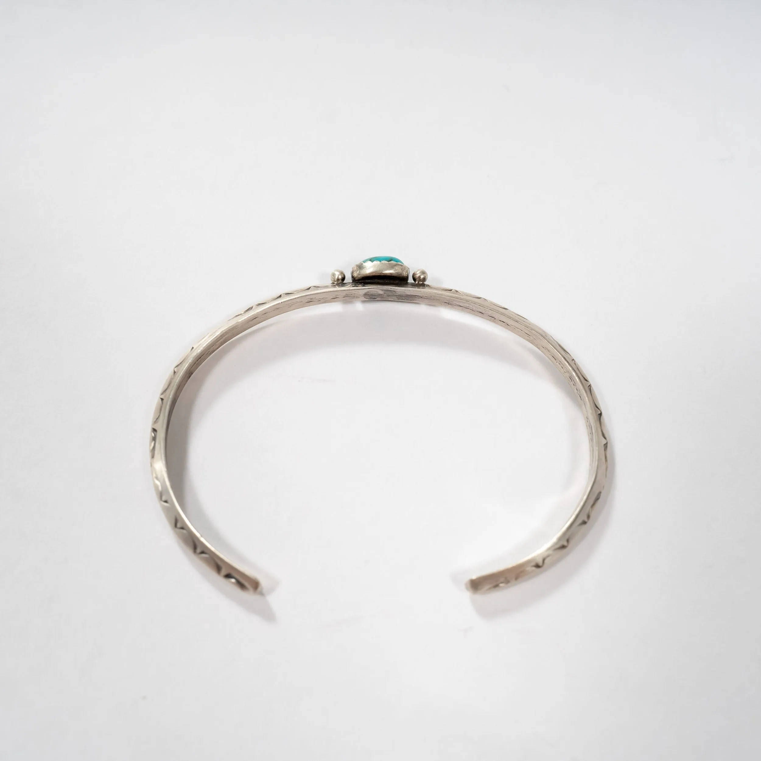 Handcrafted Turquoise and Sterling Silver Bracelet
