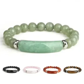 Handmade Turquoise Malachite Healing Gemstone Bracelet