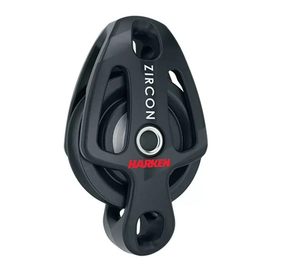 Harken 2196 1-schijfs 57mm Zircon blok met hondsvot