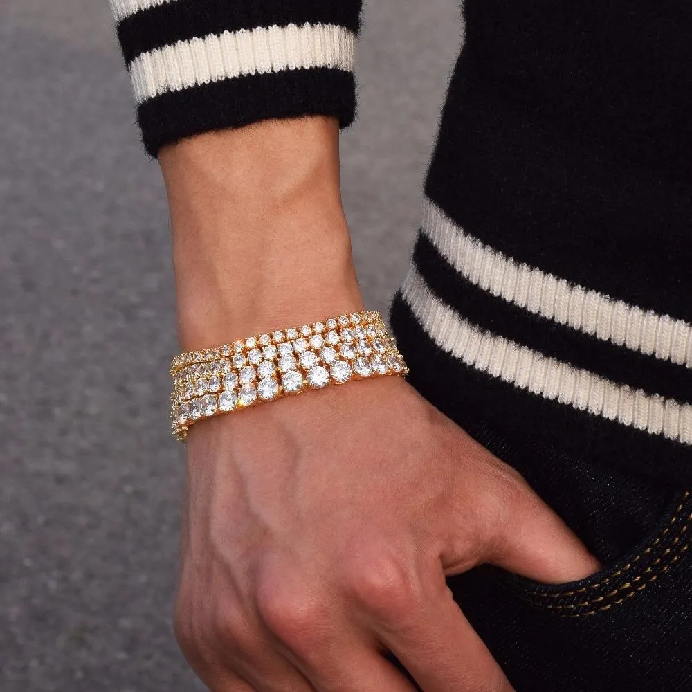 HipHop Iced Tennis Bracelet