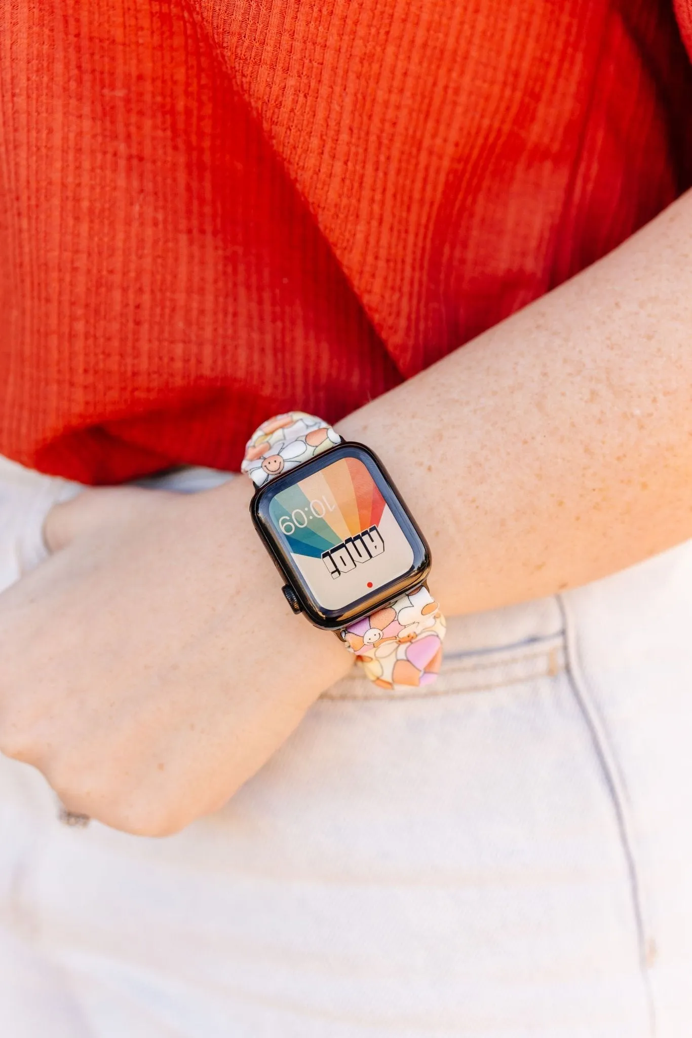 Hippie Dippie Scrunchie Band Compatible with Apple Watch