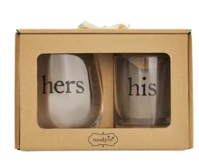 His & Hers Glass Set