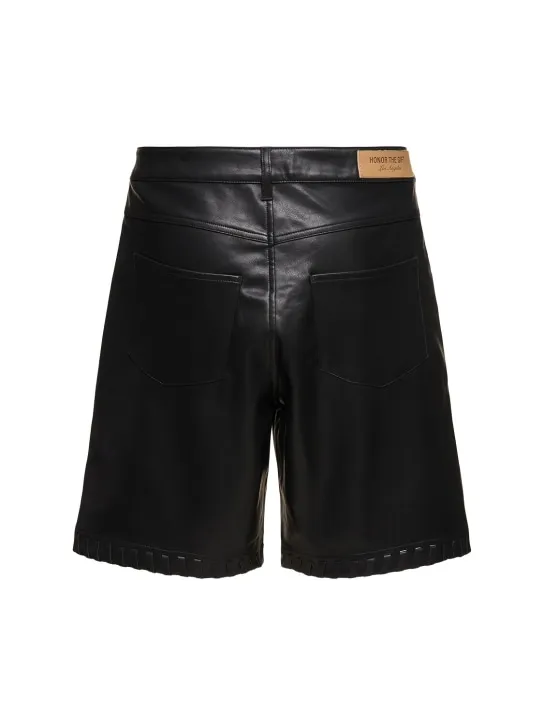 Honor the Gift   Faux leather shorts 