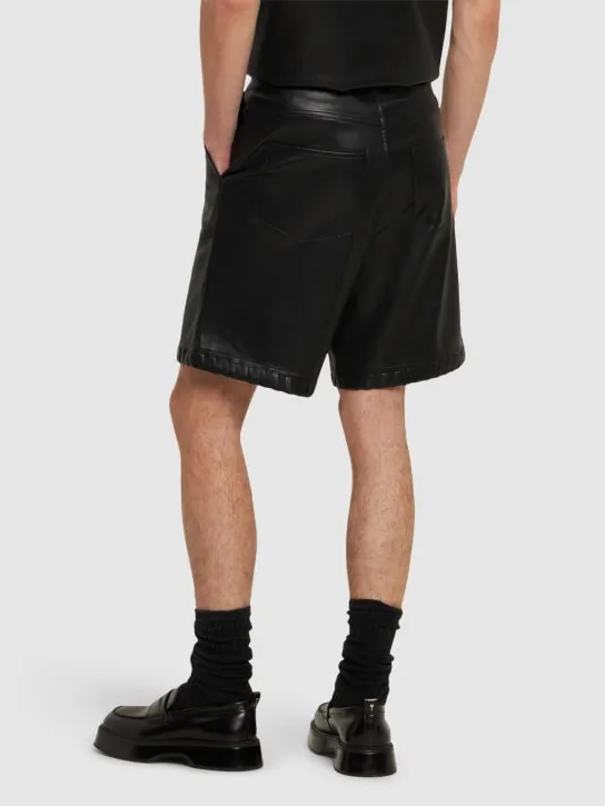 Honor the Gift   Faux leather shorts 