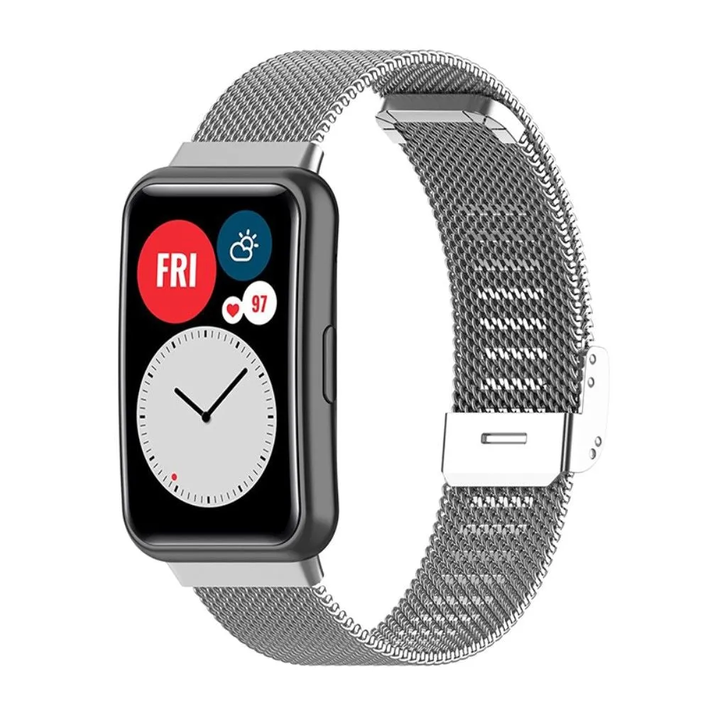 Huawei Watch Fit milanese stainless steel watch strap - Silver