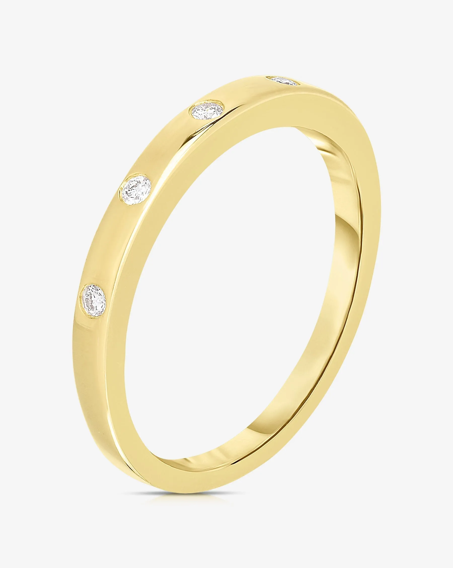 Inlay Diamond Ring