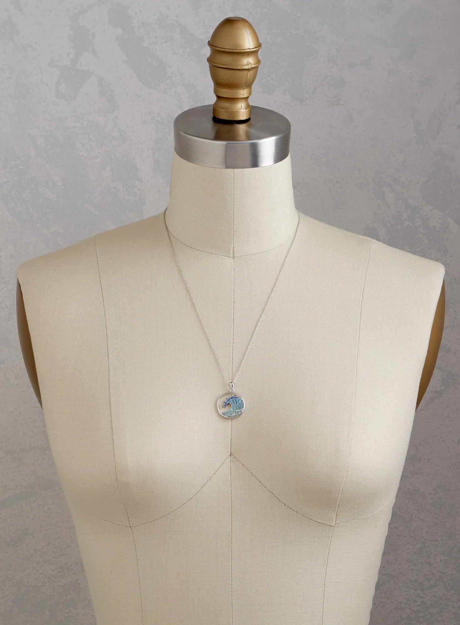 Irish Sea Crystal Necklace