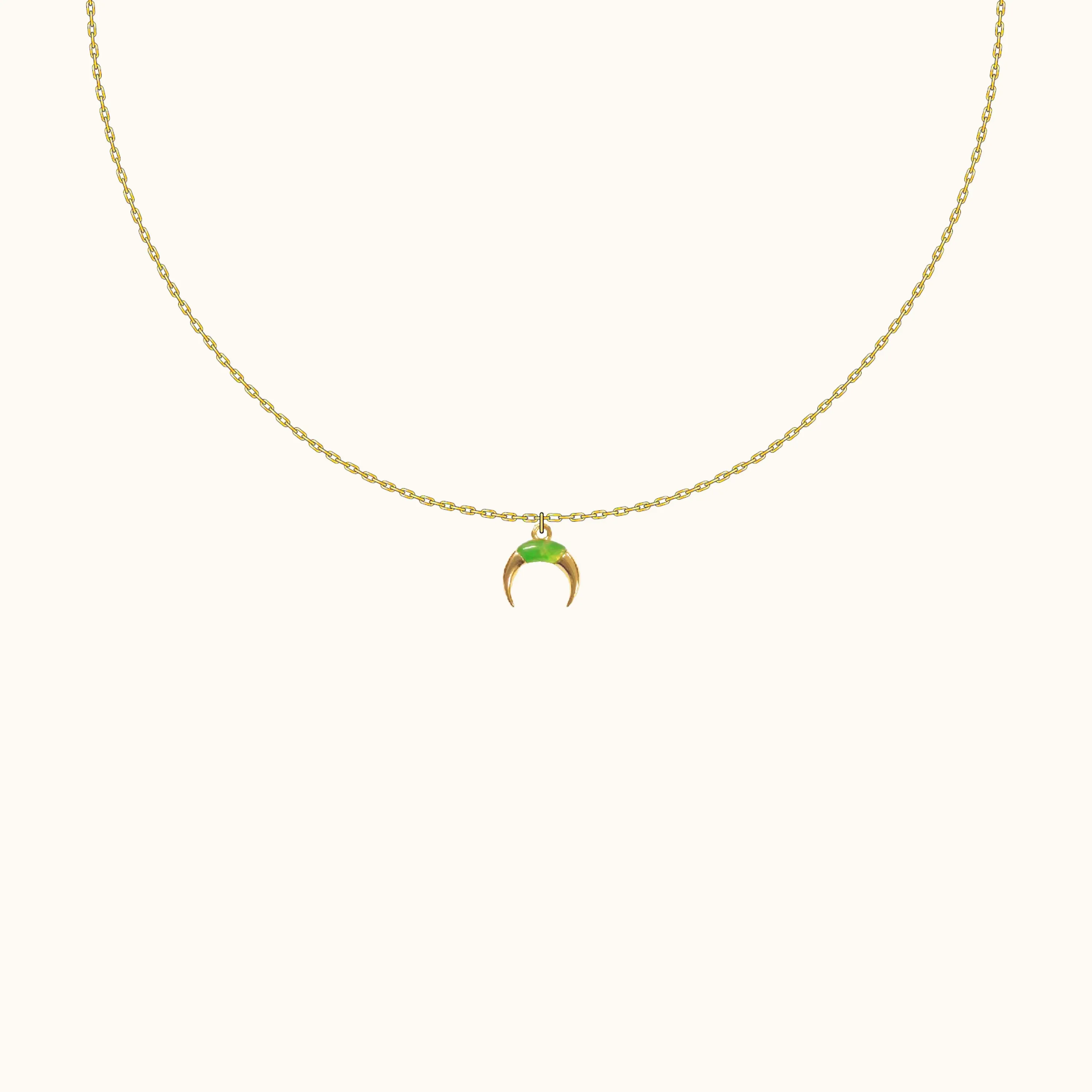 Jade Moon Necklace