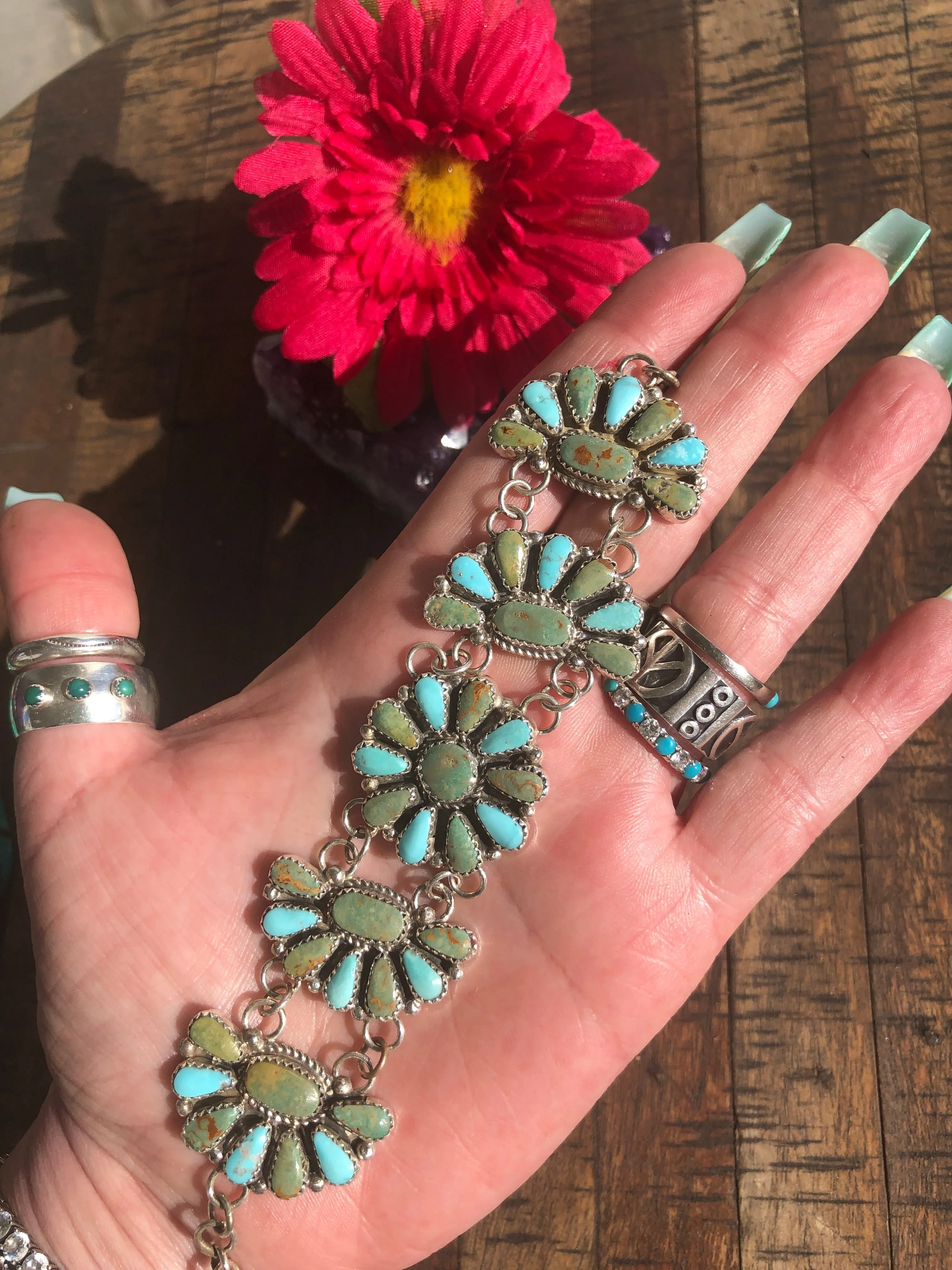 Kingman Cluster Bracelet #2