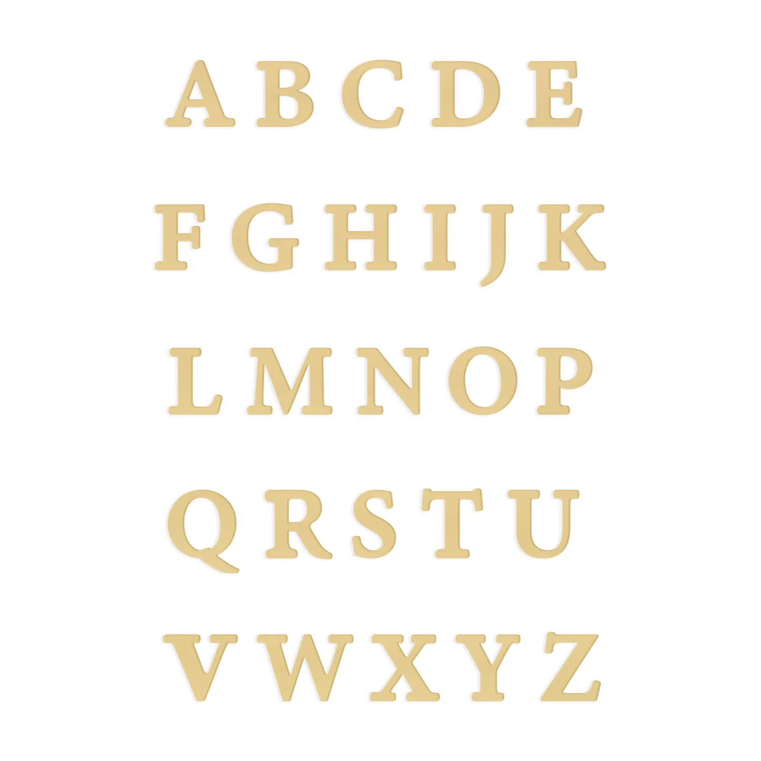 Letter & diamond gold bracelet