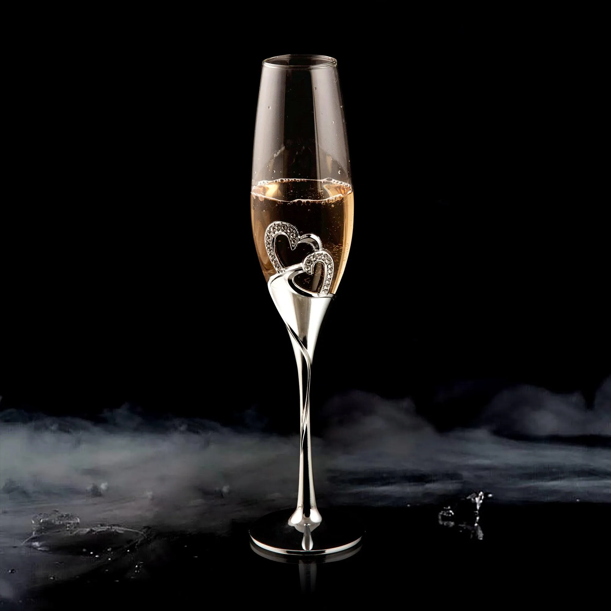 LOVE CHAMPAGNE FLUTE GIFT - SET OF 2