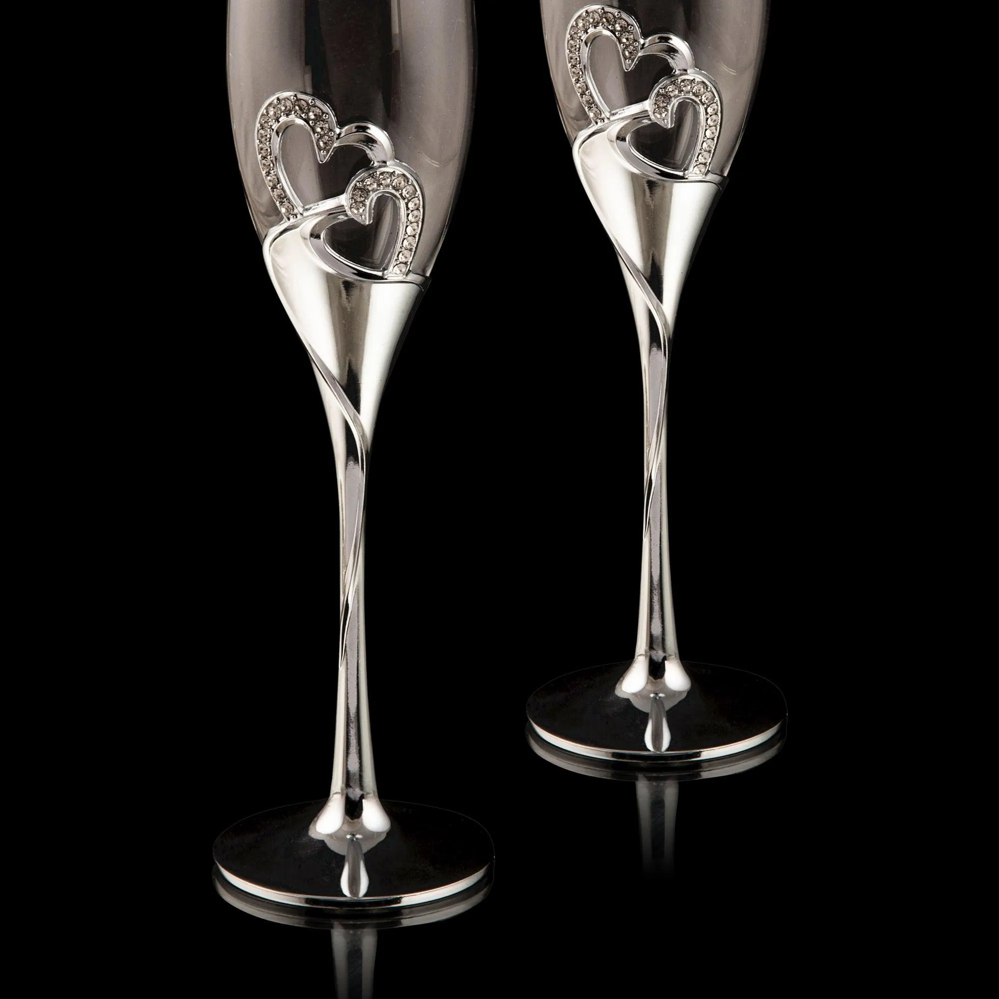 LOVE CHAMPAGNE FLUTE GIFT - SET OF 2
